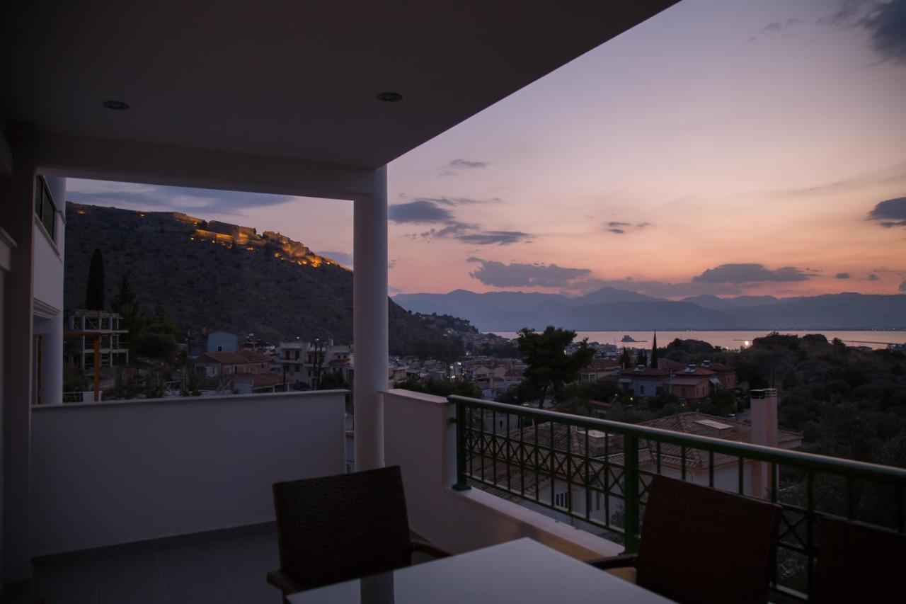 Chrysothemis - Panoramic Sea View Villa นาฟปลิโอ ภายนอก รูปภาพ